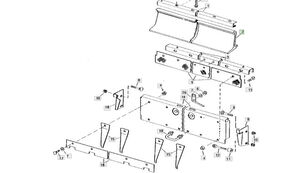 podajnik poziomy – drzwi AH130202 other operating parts for John Deere CTS grain harvester