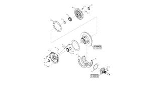 Koszyk łożyska  47572487 other suspension spare part for New Holland T6090 T6070 wheel tractor