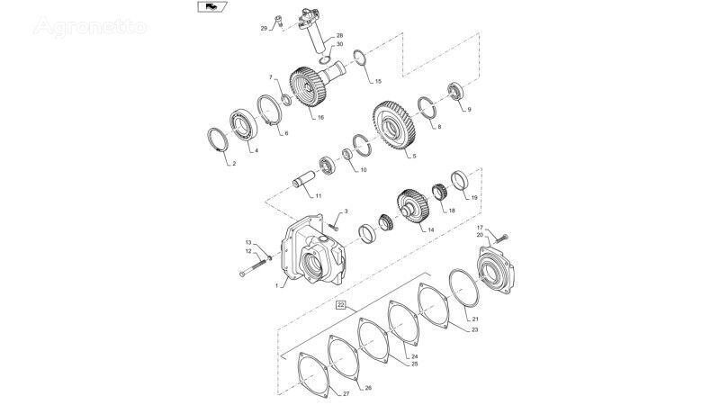 Koło zębate  84264044 other transmission spare part for New Holland T6090  wheel tractor