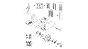 Zestaw łożyska DC214672 repair kit for John Deere 960 baler