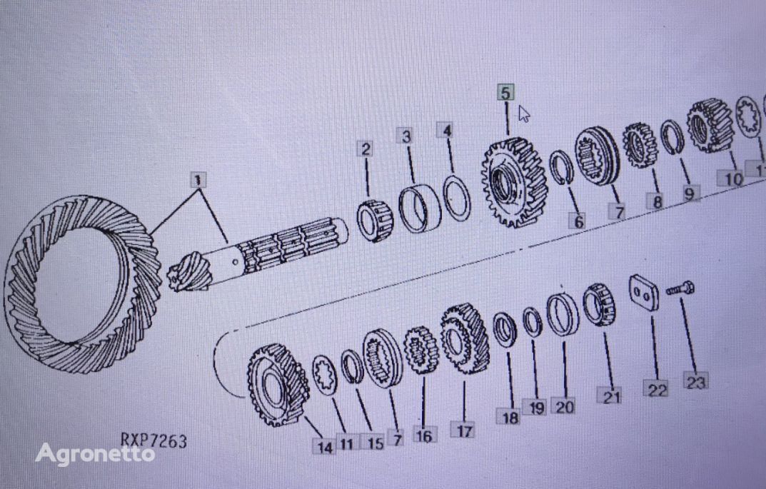 tryb John Deere AR102081 for John Deere 4555/4755/4955 wheel tractor