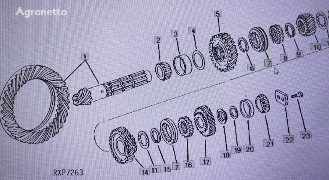 pierścień zmiany biegów R62875 throwout bearing for John Deere 4555/4755/4955 wheel tractor