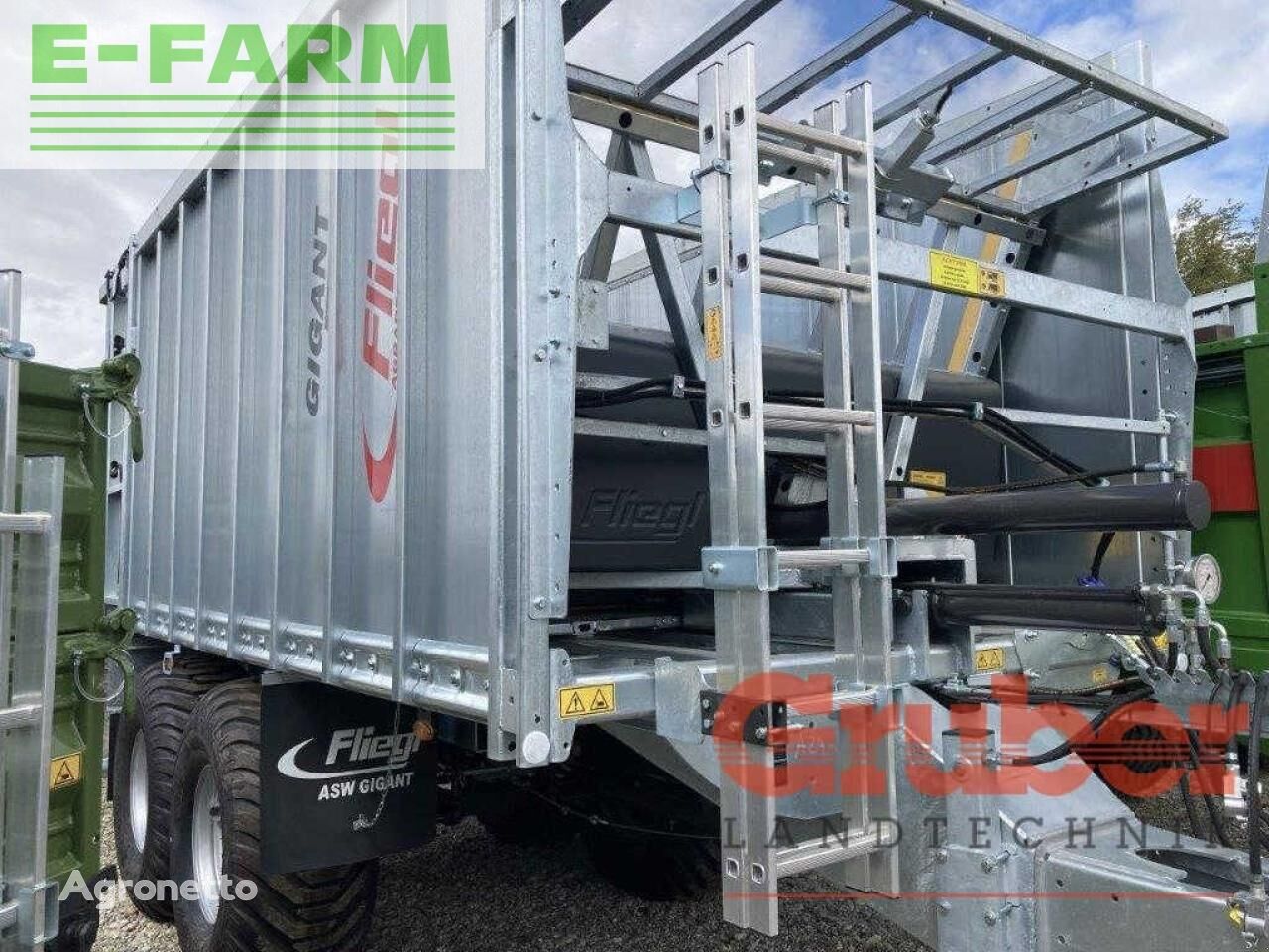 Fliegl asw 160 fox tractor trailer