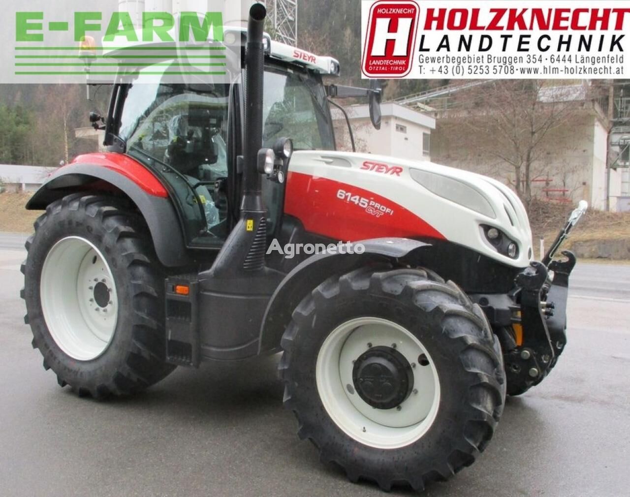Steyr 6145 profi cvt wheel tractor